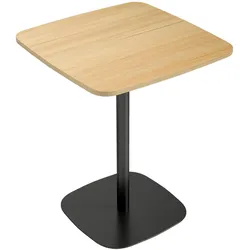 ESSTISCH MDF Stahl Naturholz