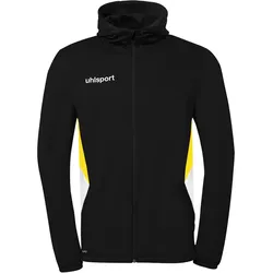 uhlsport Equipe 29 Multi Kapuzenjacke schwarz/weiß/limonengelb 3XL