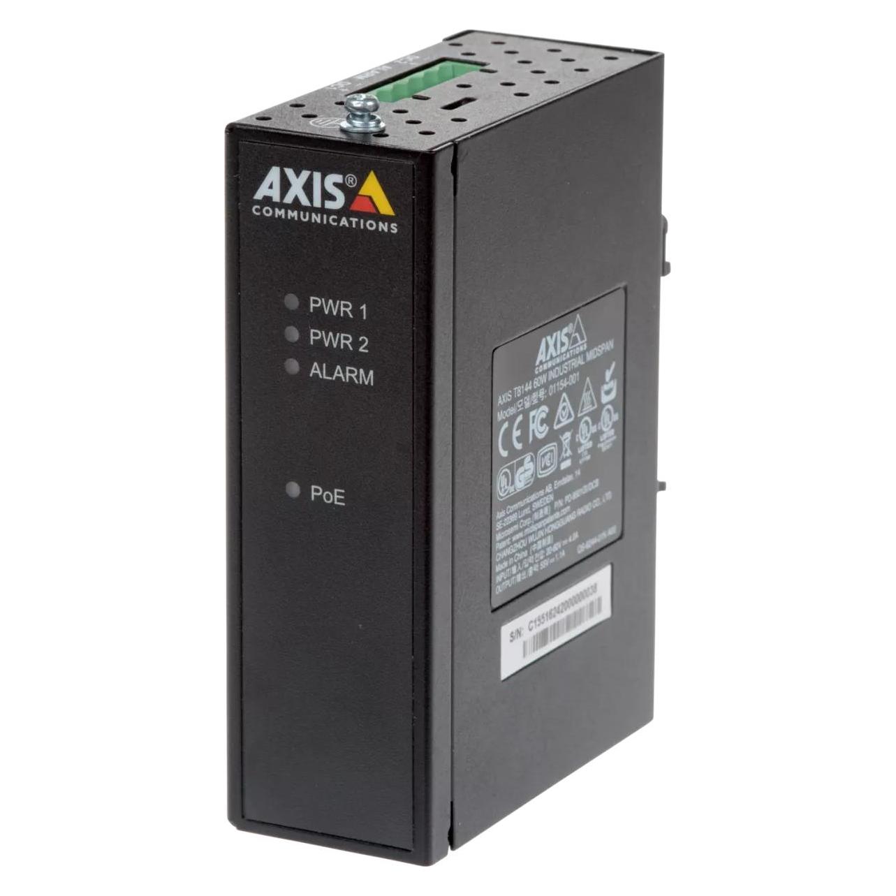 Axis T8144 PoE+ Midspan Industriell (802.3at (PoE+), 60 W) (01154-001)