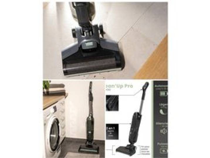 Aspirateur balai laveur - LIVOO - CLEANUP PRO - 200W - 11 kPa - Autonomie 25 min