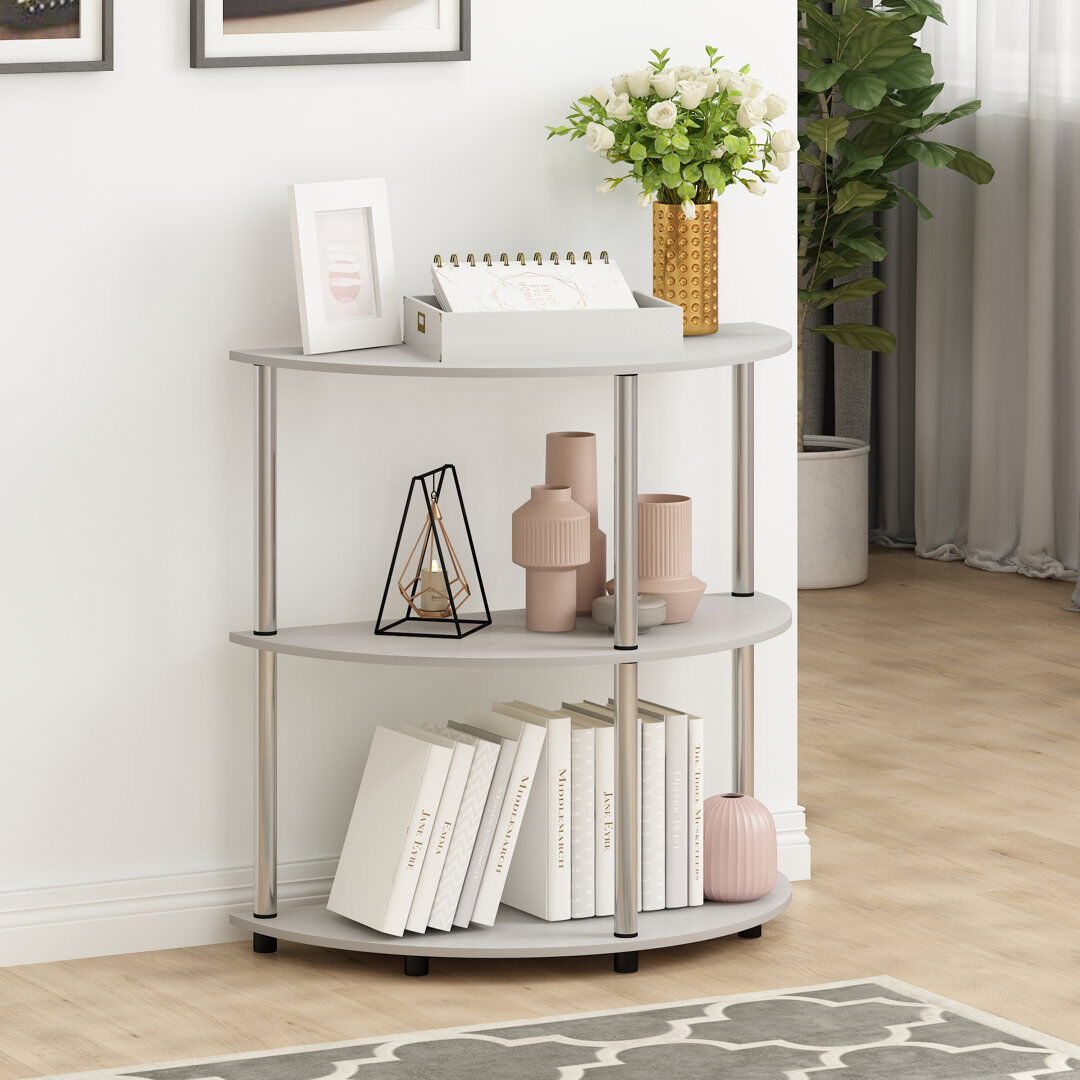 17 Stories Emili 79cm Console Table White Oak 78.1cm H X 79cm W X 39.5cm D