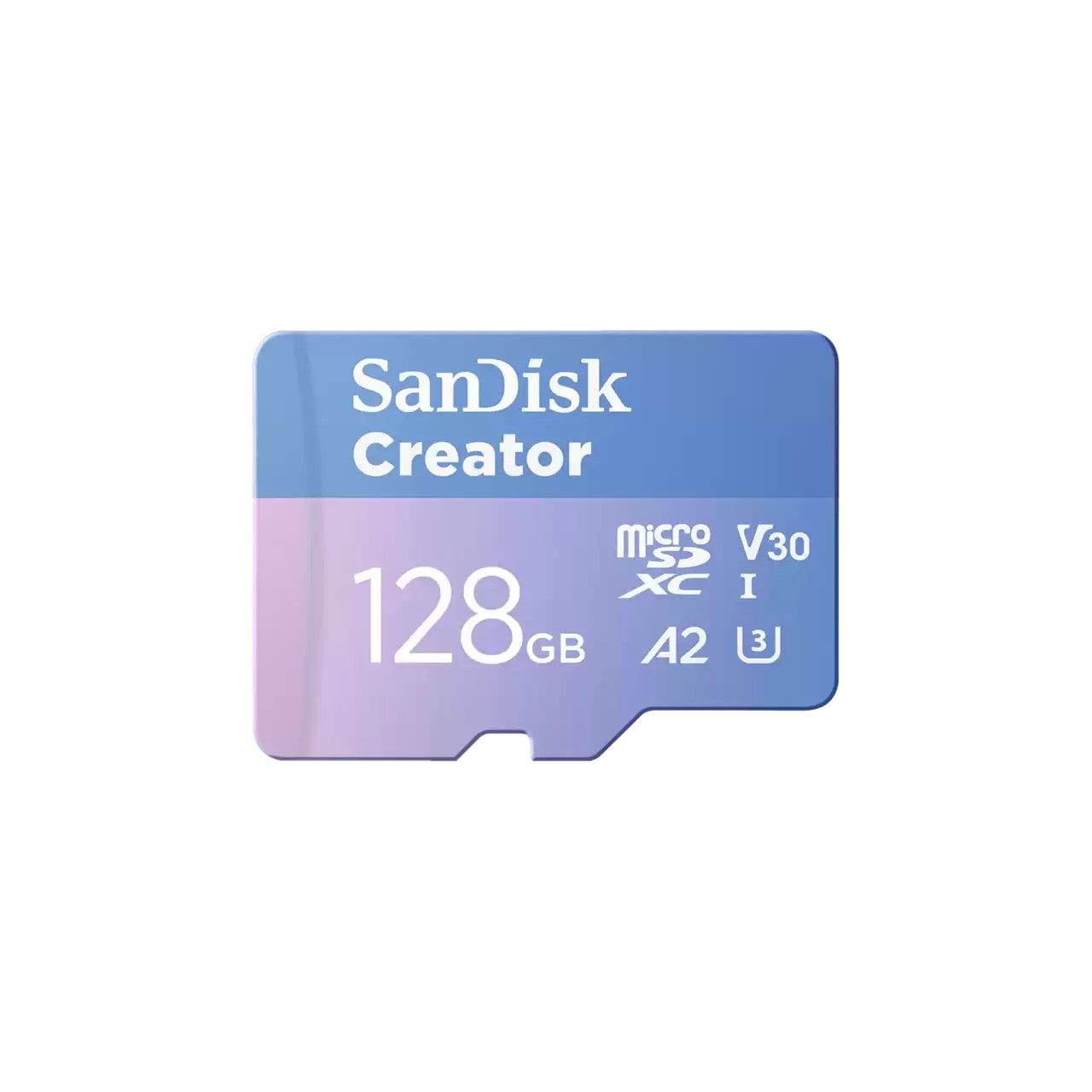 SANDISK Creator microSD-Karte 128GB UHS-I-Speicherkarte bis 190 MB/s SDSQXAA-128G-GN6MS
