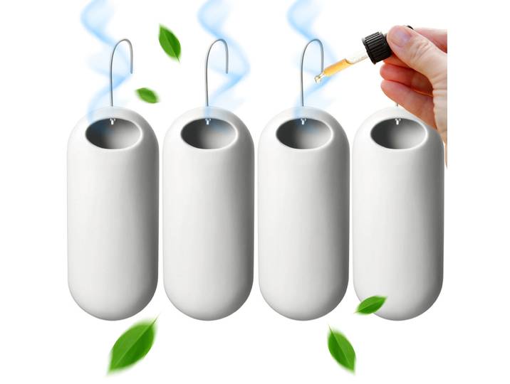 4er-Set Wasserverdunster für Heizkörper, Keramik, 250 ml