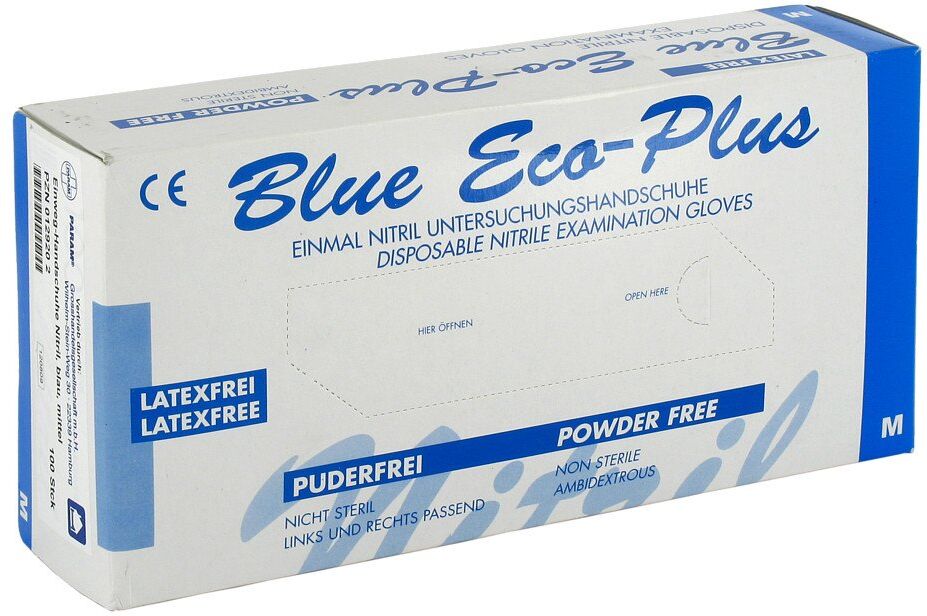 Handschuhe Einmal Nitril M blau