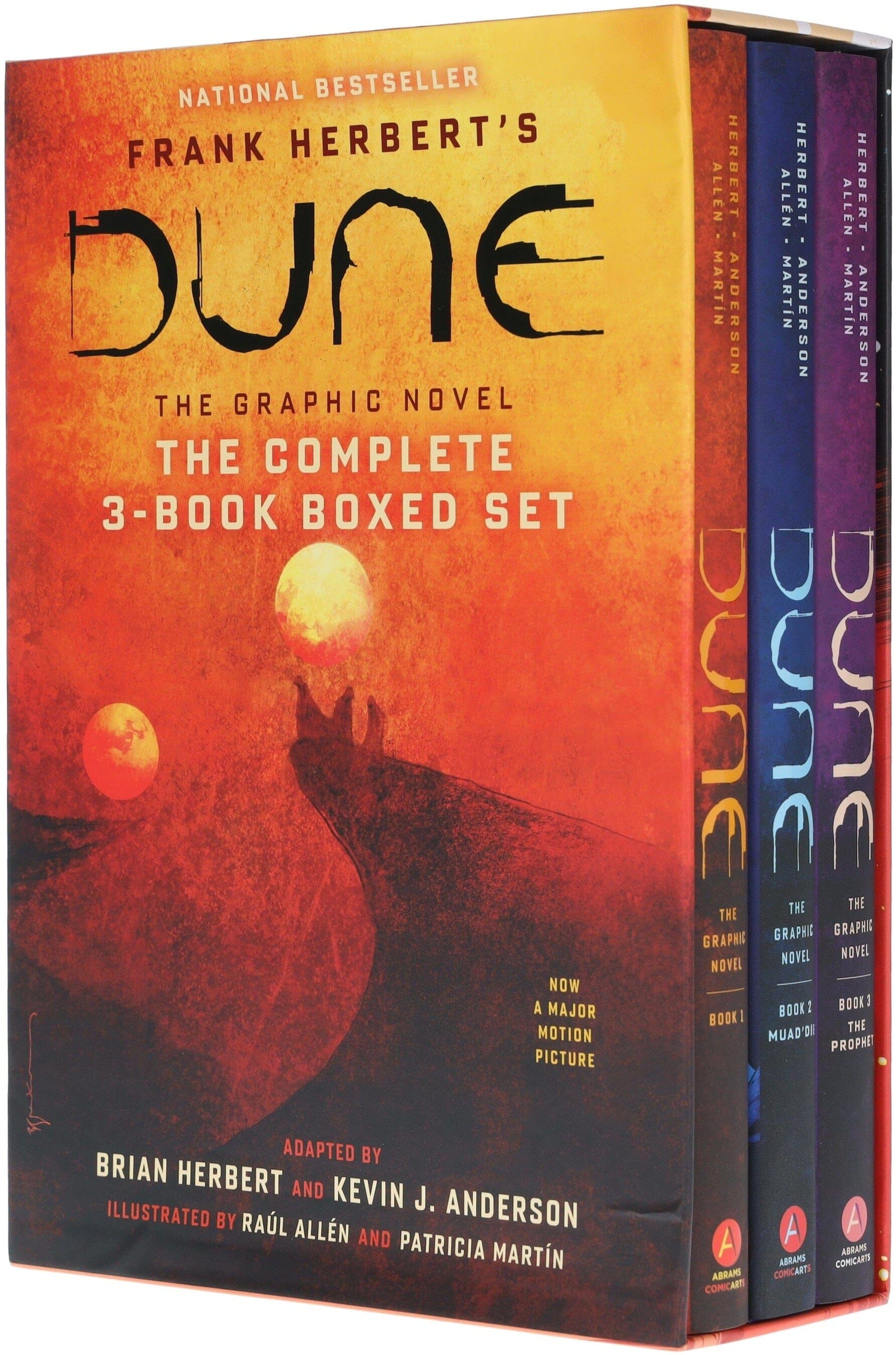 Dune: The Graphic Novel Complete 3 Books Boxed Set by Brian Herbert & Kevin J. Anderson - Fiction - Hardback Abrams