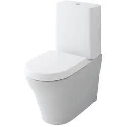 TOTO MH WC, Standkombination, Tiefspüler, Abgang: waagerecht, 392x704x410mm, CW161Y