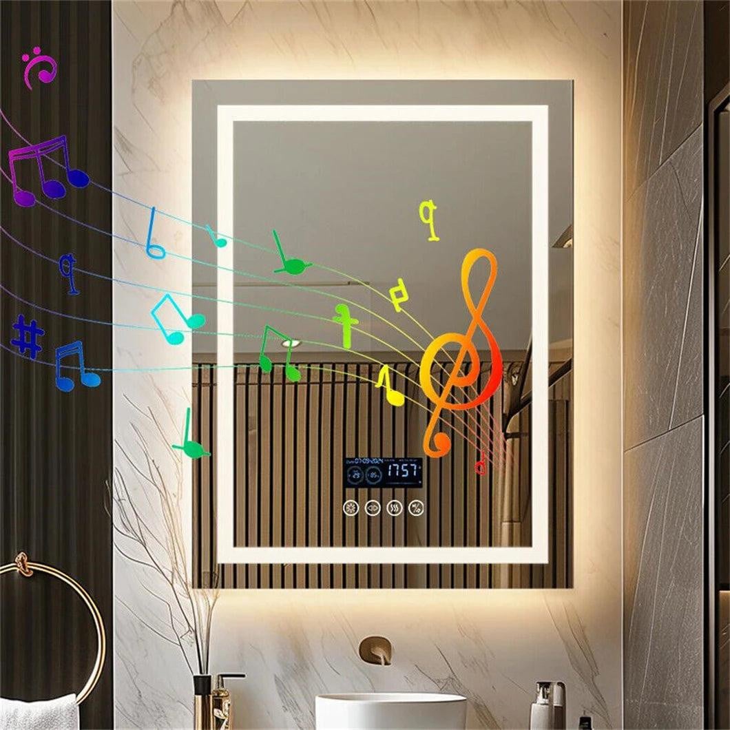 Selius Slimme LED-Badkamerspiegel met Bluetooth en Anti-condensfunctie