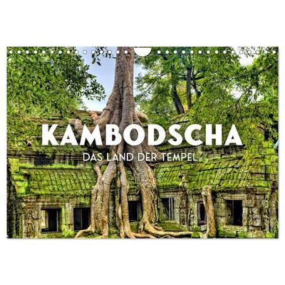 Kambodscha - Das Land der Tempel. (Wandkalender 2027 DIN A4 quer), CALVENDO Monatskalender