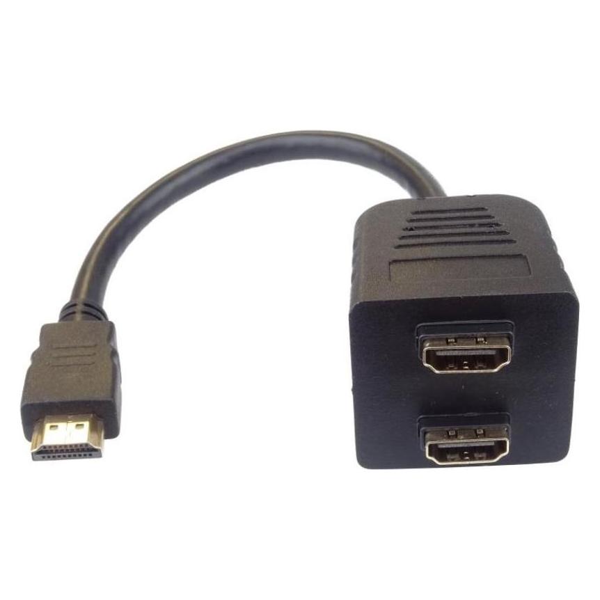 PremiumCord kphdma-6 HDMI cable HDMI Type A (Standard) 2 x HDMI A (F) Black (HDMI, HDMI) (KPHDMA-6)