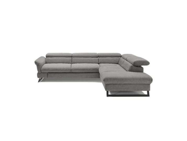 Trendstore Cassandra Ecksofa - Webstoff Campsbay taupe , Kopftei
