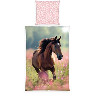 Herding Bettwäsche Horse Love, 4424211050, Renforcé, Kissenbezug 80x80 cm und ein Bettbezug 135x200 cm