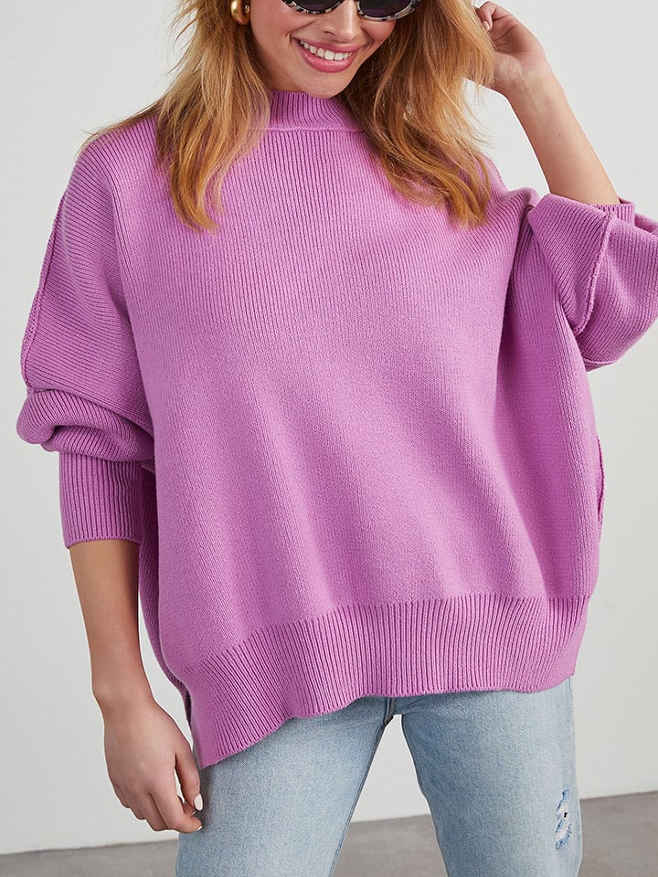 Milan Kiss Pullover in Lila - M