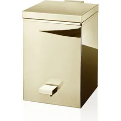 Corner Soft Close Badezimmer-Abfallbehälter 26,5 cm quadratisch goldfarben