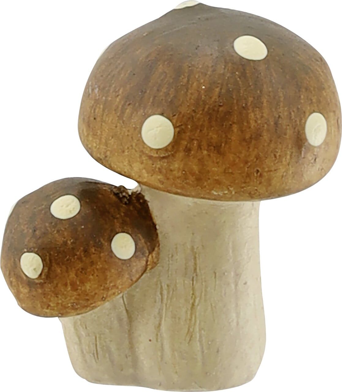 Rodermund Dekofigur Fliegenpilz Keramik 5 x 3,5 cm braun