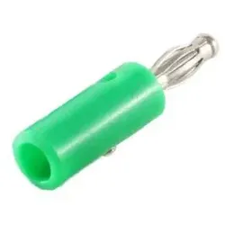 Bananenstecker, 4mm, grün