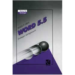 Word 5.5, Fachbücher von Klaus P. Greis