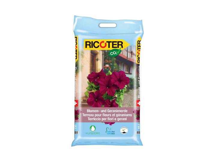 Ricoter Blumen- und Geranienerde CO2-clean 15 l