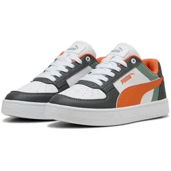 PUMA Caven 2.0 Block Sneaker Kinder 13 - green moon/maple syrup/puma white 38.5