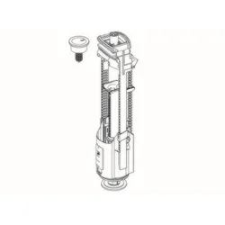 LAUFEN Heberglocke H8900530000001 mit Drücker, für Innengarnitur