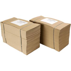 activaTec Packpapier gefaltet, 38,1cm x 500m, braun, 70g/m², 2 Stück