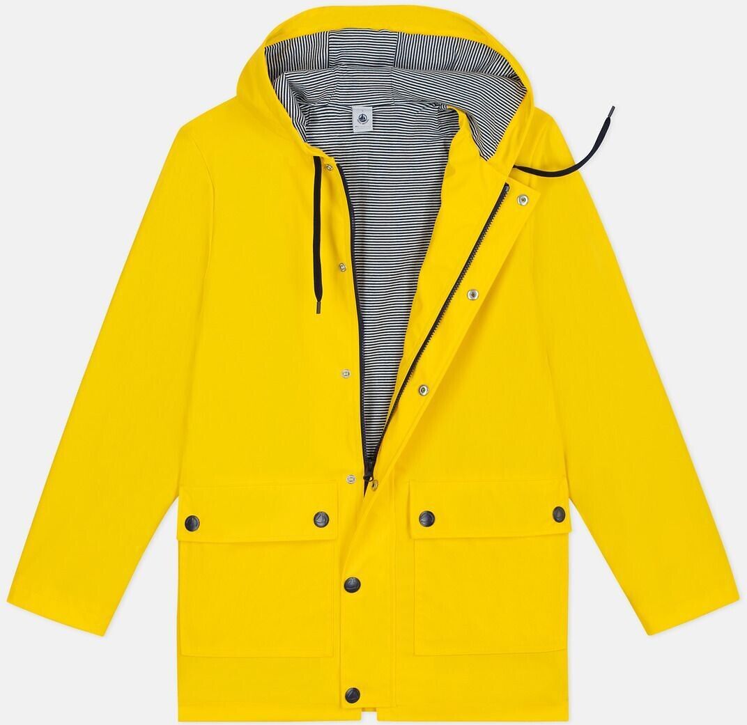 PETIT BATEAU Ciré zippé mi-long à capuche