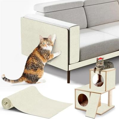 Inspired Living ScratchGuard DIY Cat Scratcher Sofa Protector Mat white 40x100cm