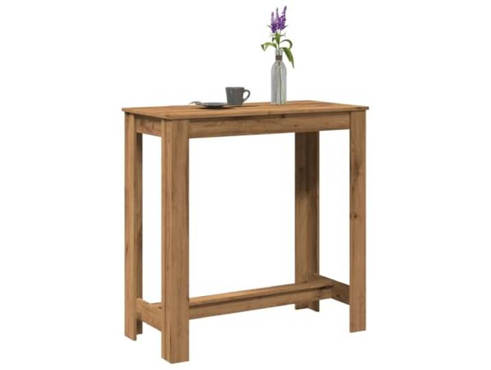 HEFZGDB Bartisch Artisan-Eiche 102x50x103,5 cm Holzwerkstoff Hochtisch für Küche Wohnzimmer Essbereich mit Wandhalterung