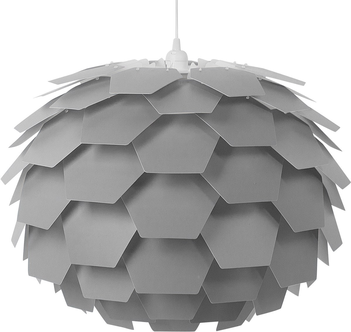 Beliani Segre Kinderlamp - Grijs - Scandinavisch Design - Rond