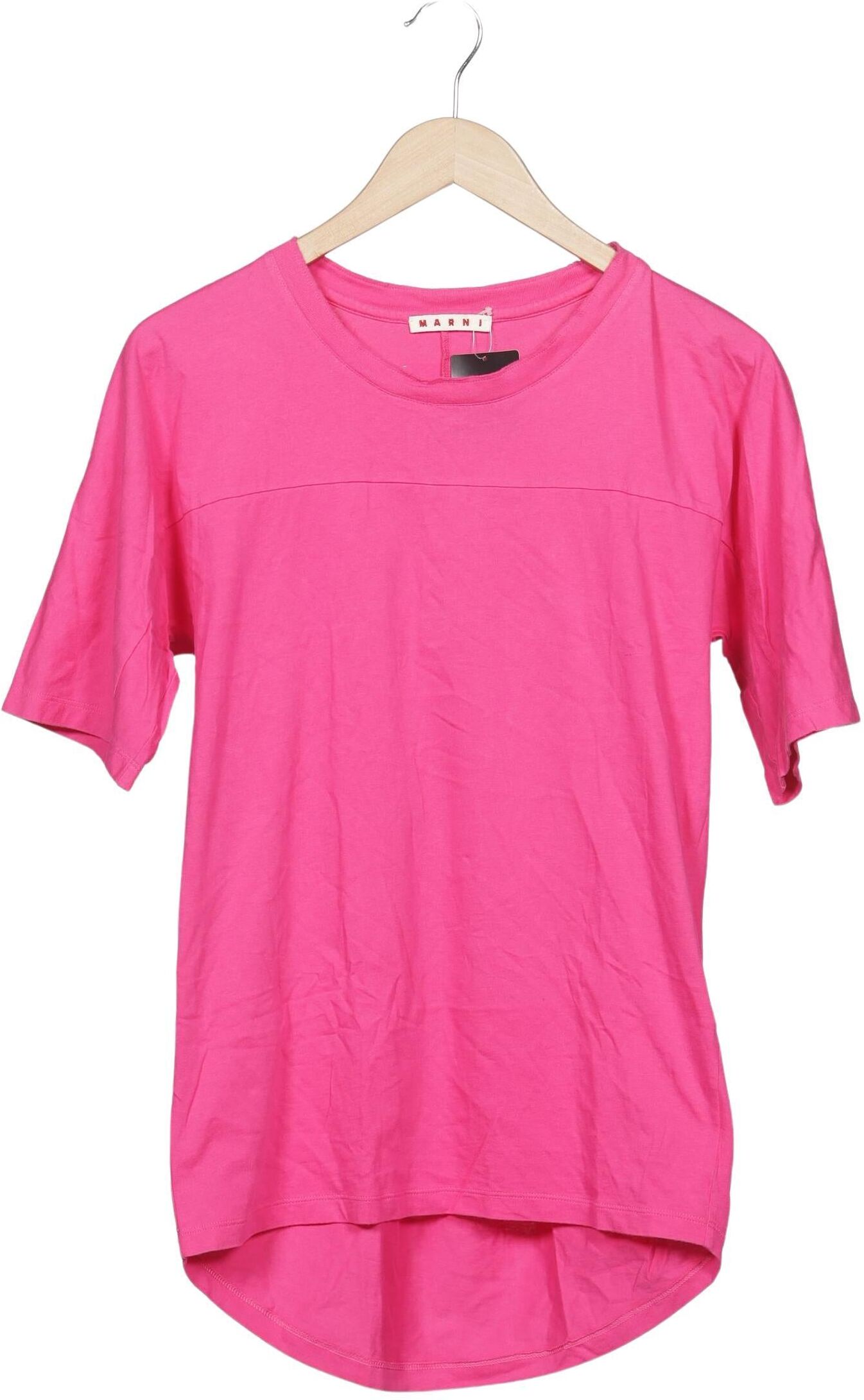 Marni Damen T-Shirt, Pink, Gr. EU 34 (IT 40), Baumwolle - Second Hand