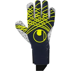 Uhlsport Torwarthandschuhe Prediction Supergrip + Finger Surround - blau / 9