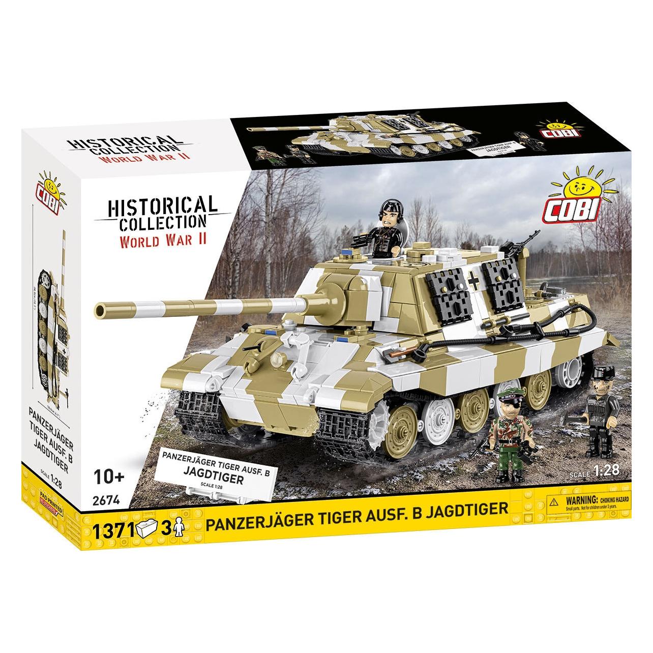 Cobi 1355 PCS HC WWII /2674/ Panzerjäger TIGER Ausf. B (COBI-2674)