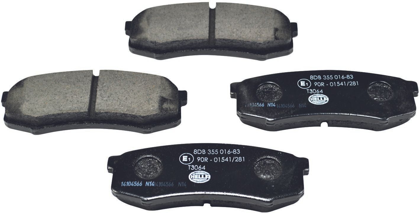 HELLA 8DB 355 016-831 Brake pad set
