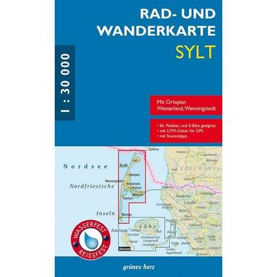 Rad- und Wanderkarte Sylt, Sonstige von , Grünes Herz, 978-3-86636-434-9