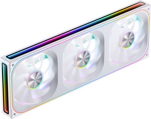 Jonsbo ZA-360 PC-Gehäuse-Lüfter Weiß inkl. LED-Beleuchtung