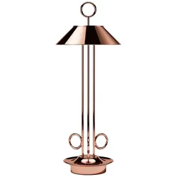 SIGOR Outdoor LED Akku-Tischleuchte NUDIDEROT, IP54, 2.2W 2200/2700K (Flex-Mood), mit Touch-Dimmer + Easy-Connect, kupferfarben SIG-4701101