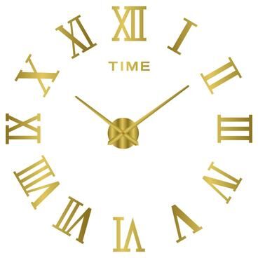 Uplift Treasures DIY 3D Luminous Frameless Wall Clock 11 3d 37 Inch (90cm)