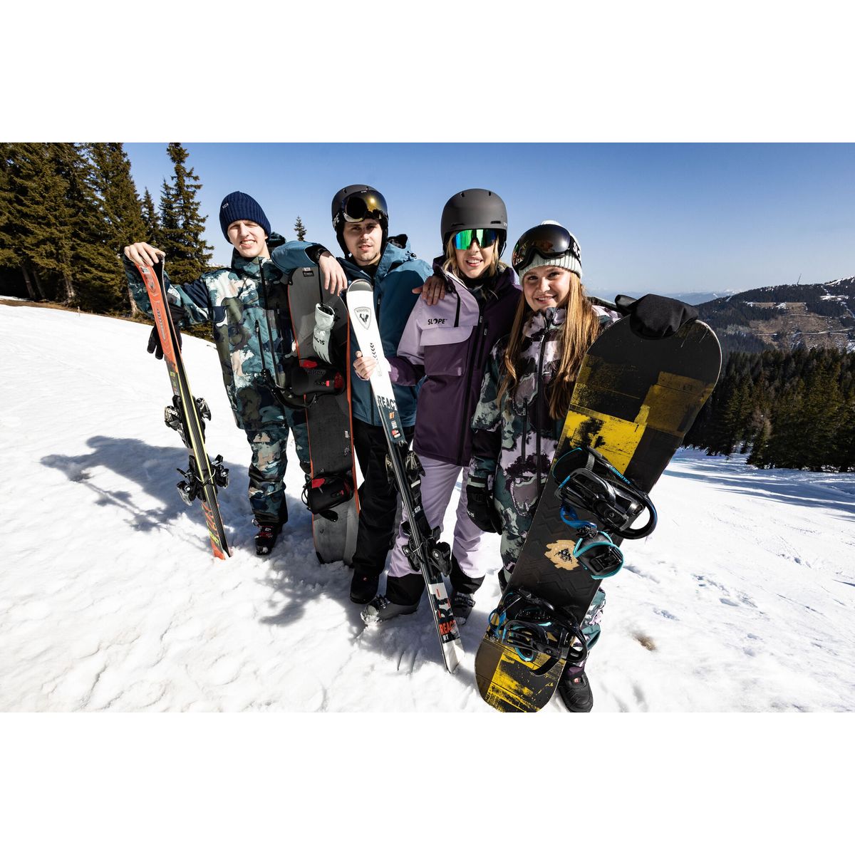 Slope River M Insulated Ski Jacket W-pro 15000 blue fusion (2282) S SL263631-2282-S