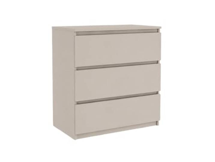 EMIX24.DE Kommode Sideboard Kaschmir 3 Schubladen Anrichte 70 Holz Möbel Schubladenschrank 70 x 76 x 35 cm