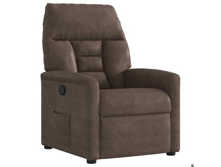 Fauteuil inclinable - 1 place - 110 kg par siège - marron tissu microfibre_5197