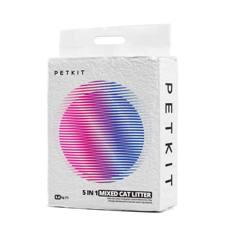 PETKIT 5-in1 Katzenstreu-Mix 4er Pack grau PN102191