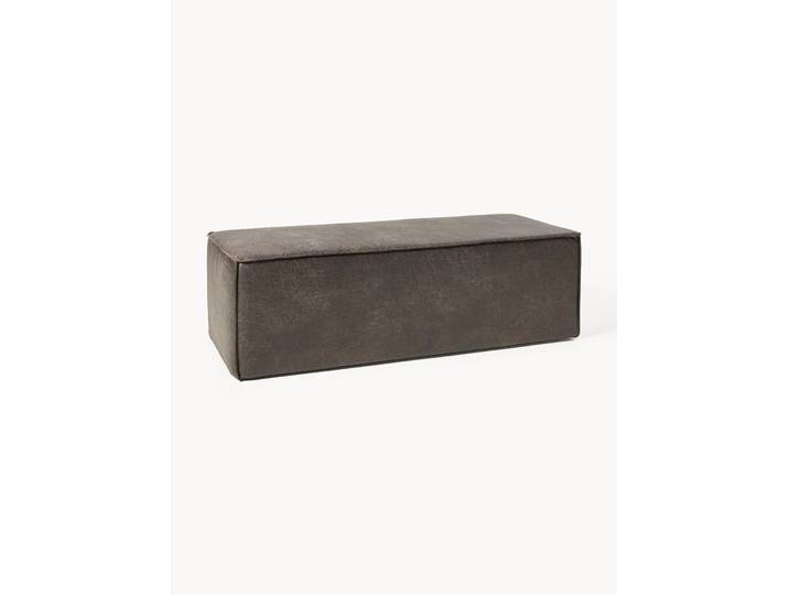 Banc rembourré en cuir recyclé Sanja