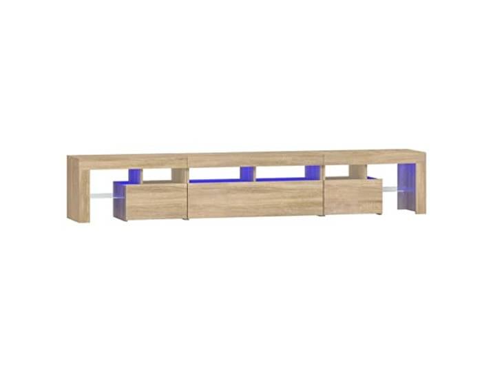 vidaXL TV-Schrank mit LED-Leuchten Sonoma-Eiche 230x36,5x40 cm
