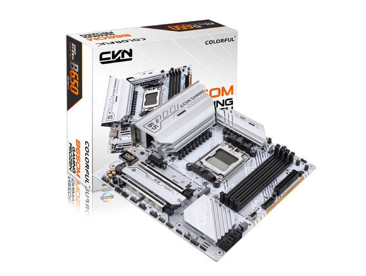 COLORFUL CVN B650M GAMING FROZEN V14 cuirassé, carte mère, format M-ATX