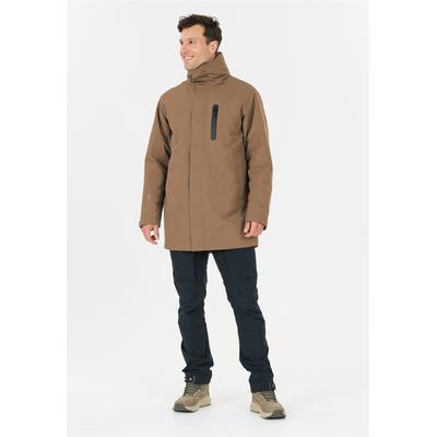 Parka WHISTLER "Nomad", Herren, Gr. L, braun, 100% Polyester, unifarben, normal, hoch geschlossener Ausschnitt, Jacken Parka, mit wasserabweisender Ausstattung