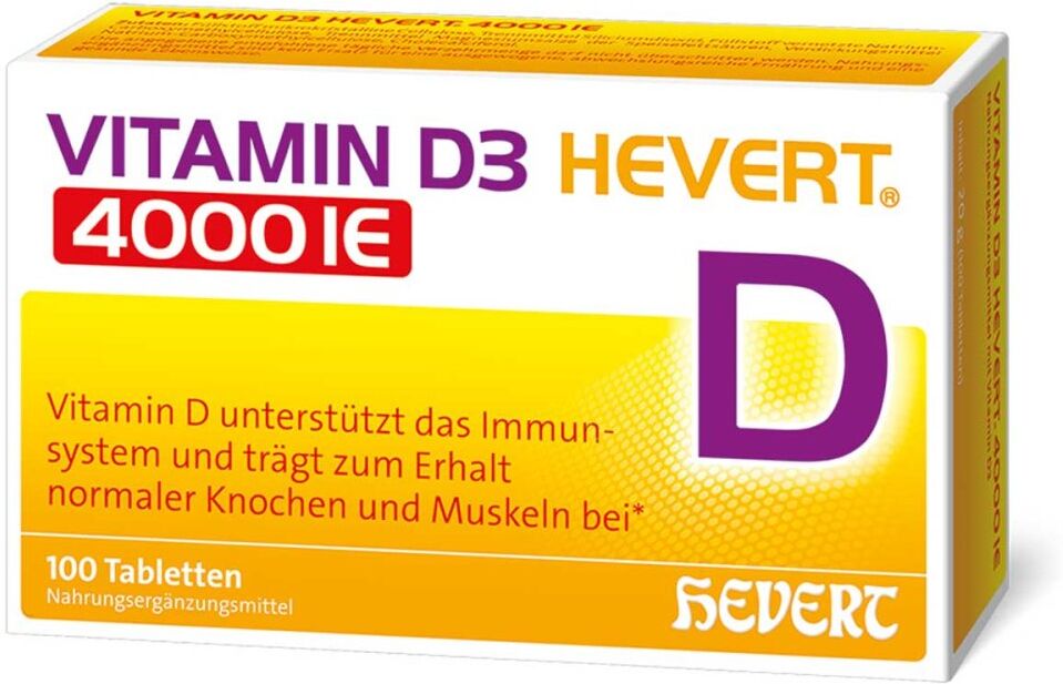 Vitamin D3 Hevert 4000 I.E. Tabletten