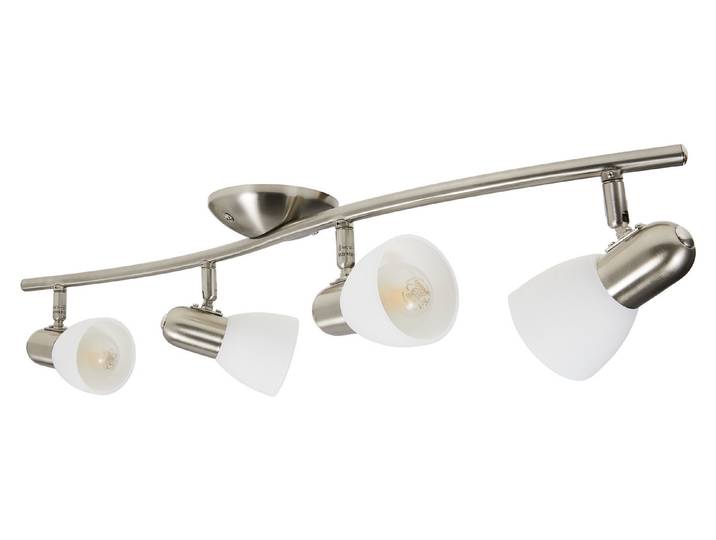 Spotlampe Dakar Nickel Matt 4 × 40 W