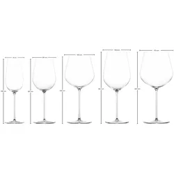 Zwiesel VUELO Wein- und Champagnergläserset, Weingläser, Transparent