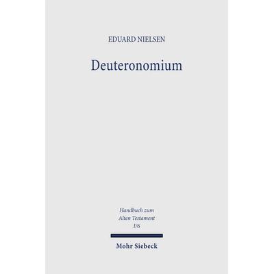 Deuteronomium, Taschenbuch von Eduard Nielsen, Mohr Siebeck, 978-3-16-146253-5