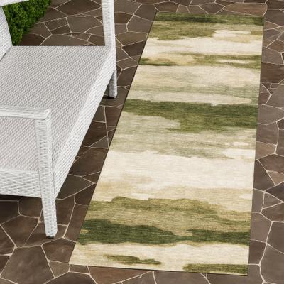 Addison Rugs Machine Washable Indoor/ Outdoor Ombre Brewer Chantille Rug