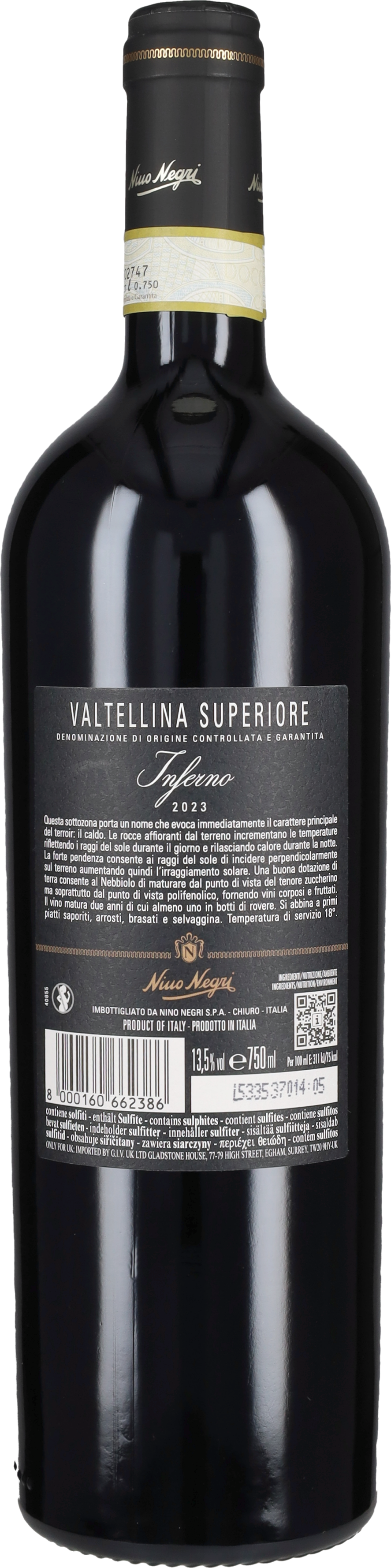 Valtellina Superiore Inferno Nino Negri 2023